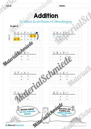 Mathe 2. Klasse: Wiederholungsaufgaben (Vorschau 15)