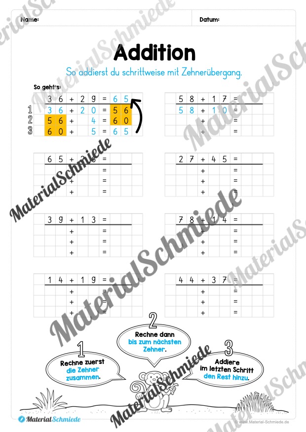 Mathe 2. Klasse: Wiederholungsaufgaben (Vorschau 19)