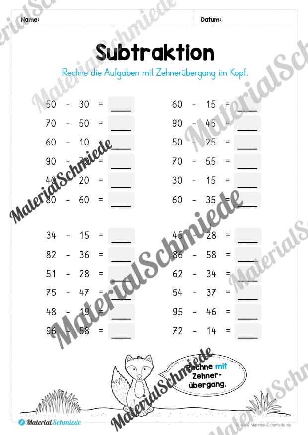 Mathe 2. Klasse: Wiederholungsaufgaben (Vorschau 22)