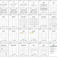 Fit in Mathe: Wiederholungsaufgaben für die 2. Klasse (30 Arbeitsblätter) - Überblick