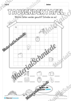 Mathe 3. Klasse: Wiederholungsaufgaben (Vorschau 06)