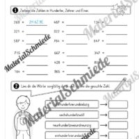 Mathe 3. Klasse: Wiederholungsaufgaben (Vorschau 09)