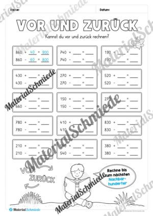 Mathe 3. Klasse: Wiederholungsaufgaben (Vorschau 11)