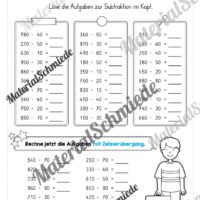 Mathe 3. Klasse: Wiederholungsaufgaben (Vorschau 13)