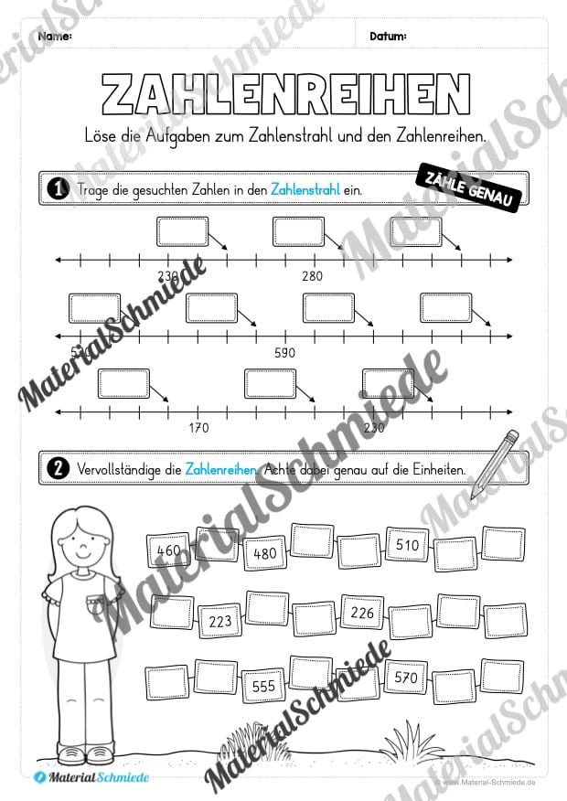 Mathe 3. Klasse: Wiederholungsaufgaben (Vorschau 16)