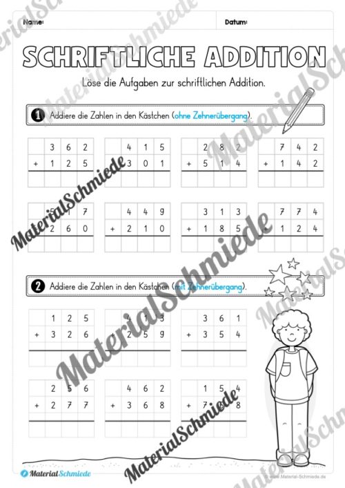 Mathe 3. Klasse: Wiederholungsaufgaben (Vorschau 17)