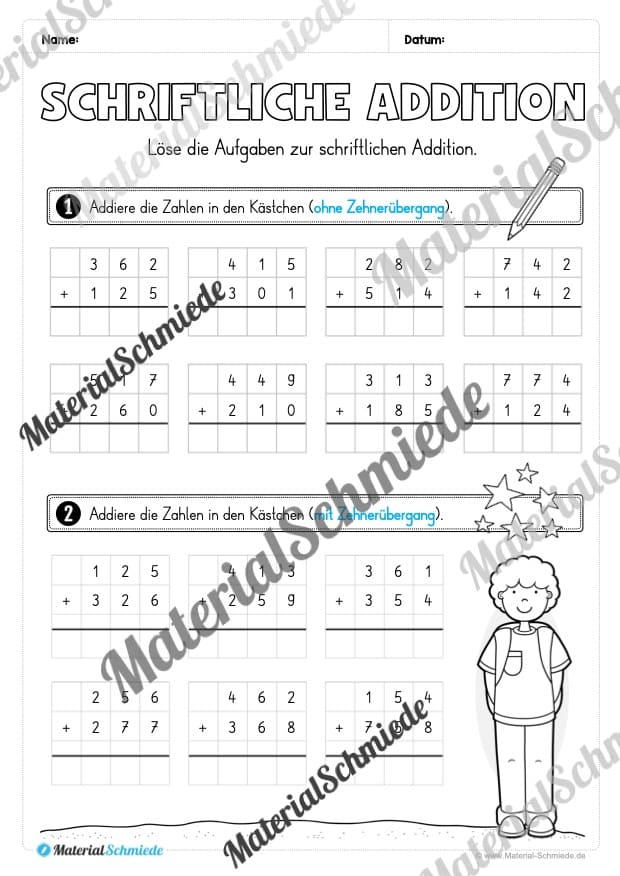 Mathe 3. Klasse: Wiederholungsaufgaben (Vorschau 17)