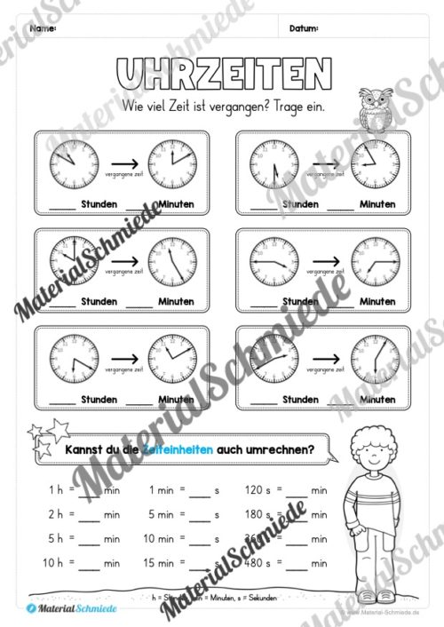 Mathe 3. Klasse: Wiederholungsaufgaben (Vorschau 19)