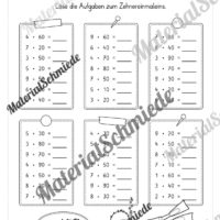Mathe 3. Klasse: Wiederholungsaufgaben (Vorschau 24)