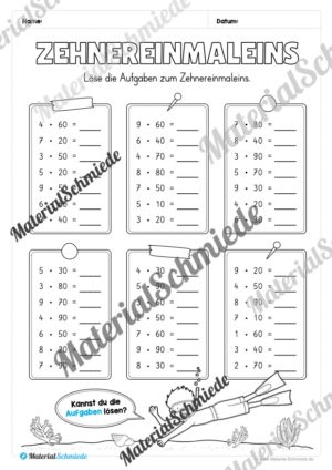 Mathe 3. Klasse: Wiederholungsaufgaben (Vorschau 24)