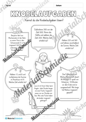 Mathe 3. Klasse: Wiederholungsaufgaben (Vorschau 27)