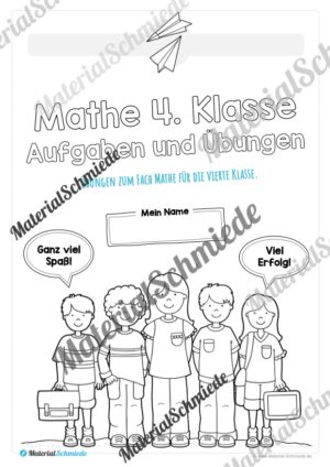 Mathe 4. Klasse: Wiederholungsaufgaben (Vorschau 03)