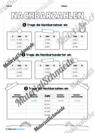 Mathe 4. Klasse: Wiederholungsaufgaben (Vorschau 06)