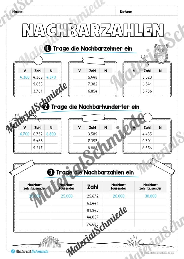 Mathe 4. Klasse: Wiederholungsaufgaben (Vorschau 06)