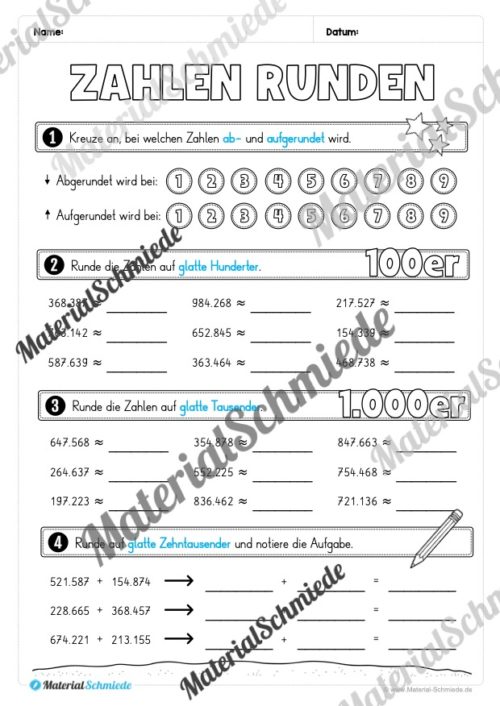 Mathe 4. Klasse: Wiederholungsaufgaben (Vorschau 11)