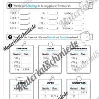 Mathe 4. Klasse: Wiederholungsaufgaben (Vorschau 15)