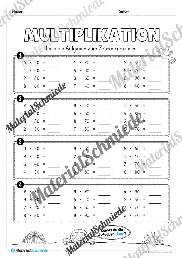 Mathe 4. Klasse: Wiederholungsaufgaben (Vorschau 16)