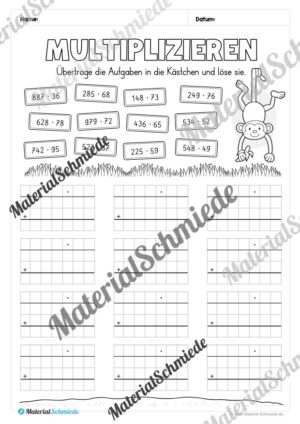 Mathe 4. Klasse: Wiederholungsaufgaben (Vorschau 20)