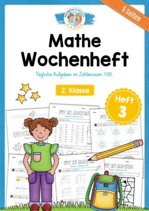 Mathe Wochenheft (2. Klasse) Heft 03