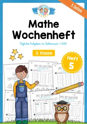 Mathe Wochenheft (3. Klasse) Heft 05