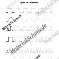 Arbeitsheft: Zahl 7 schreiben lernen (20 Arbeitsblätter) - Arbeitsblatt 02