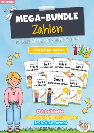 Mega-Bundle: Zahlen schreiben lernen (10 Arbeitshefte)