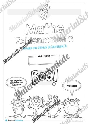 Zahlenmauern im Zahlenraum 20 (Vorschau 01)