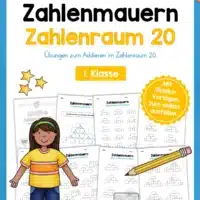 Zahlenmauern im Zahlenraum 20 (12 Arbeitsblätter)