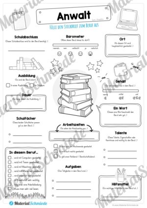 Steckbrief Anwalt (Vorschau)