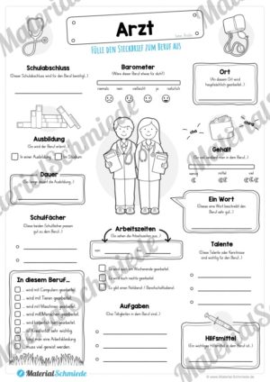 Steckbrief Arzt (Vorschau)