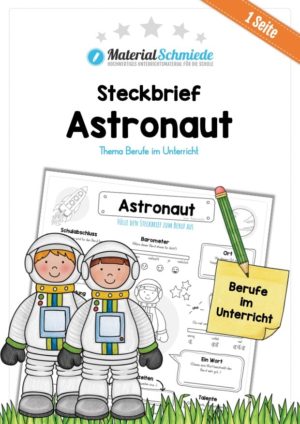 Steckbrief Astronaut