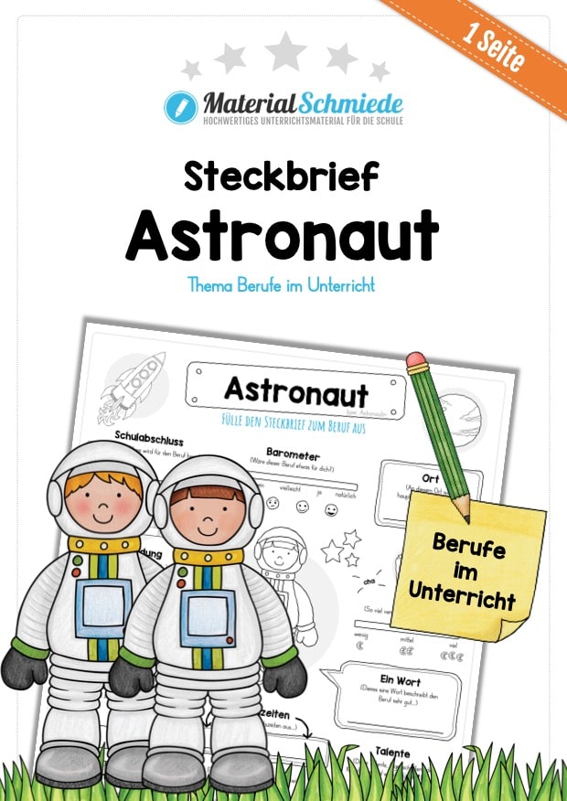 Steckbrief Astronaut
