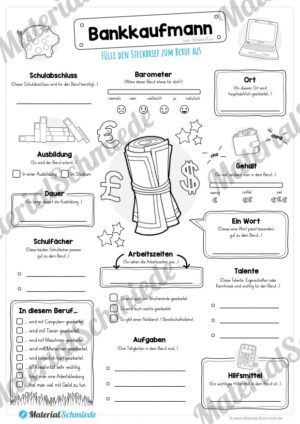 Steckbrief Bankkaufmann (Vorschau)