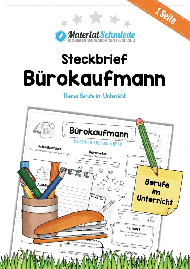 Steckbrief Bürokaufmann / Bürokauffrau