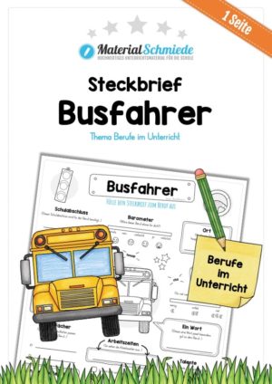 Steckbrief Busfahrer