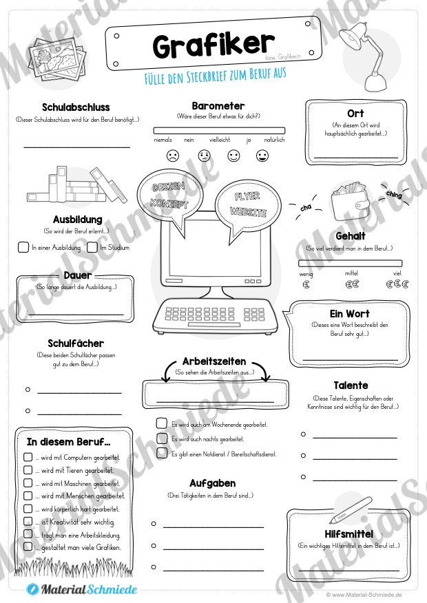 Steckbrief Grafiker (Vorschau)