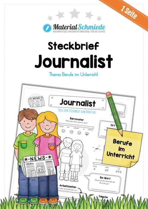 Steckbrief Journalist