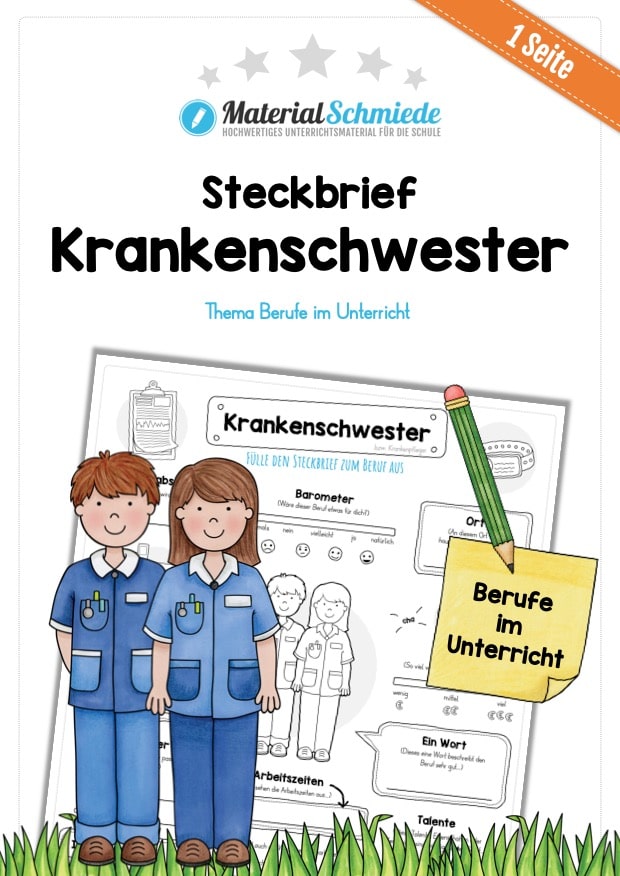 Steckbrief Krankenschwester