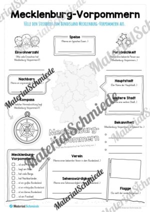 Steckbrief Mecklenburg-Vorpommern (Vorschau)