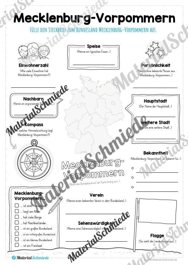 Steckbrief Mecklenburg-Vorpommern (Vorschau)