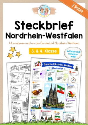 Steckbrief Nordrhein-Westfalen (mit Informationen)
