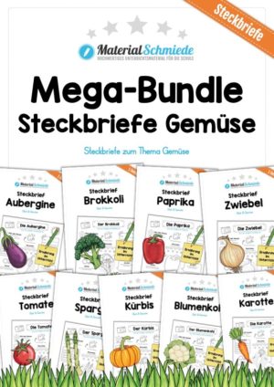 Mega-Bundle: Steckbriefe Gemüse