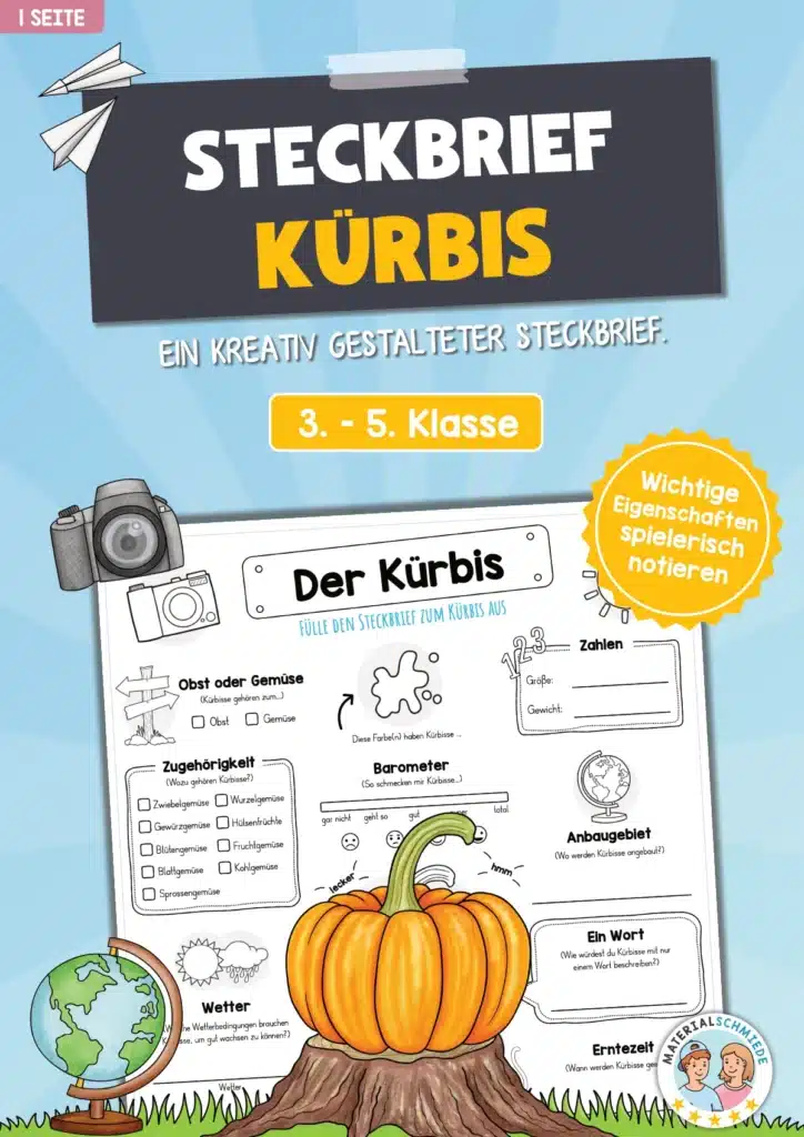 Steckbrief Kürbis