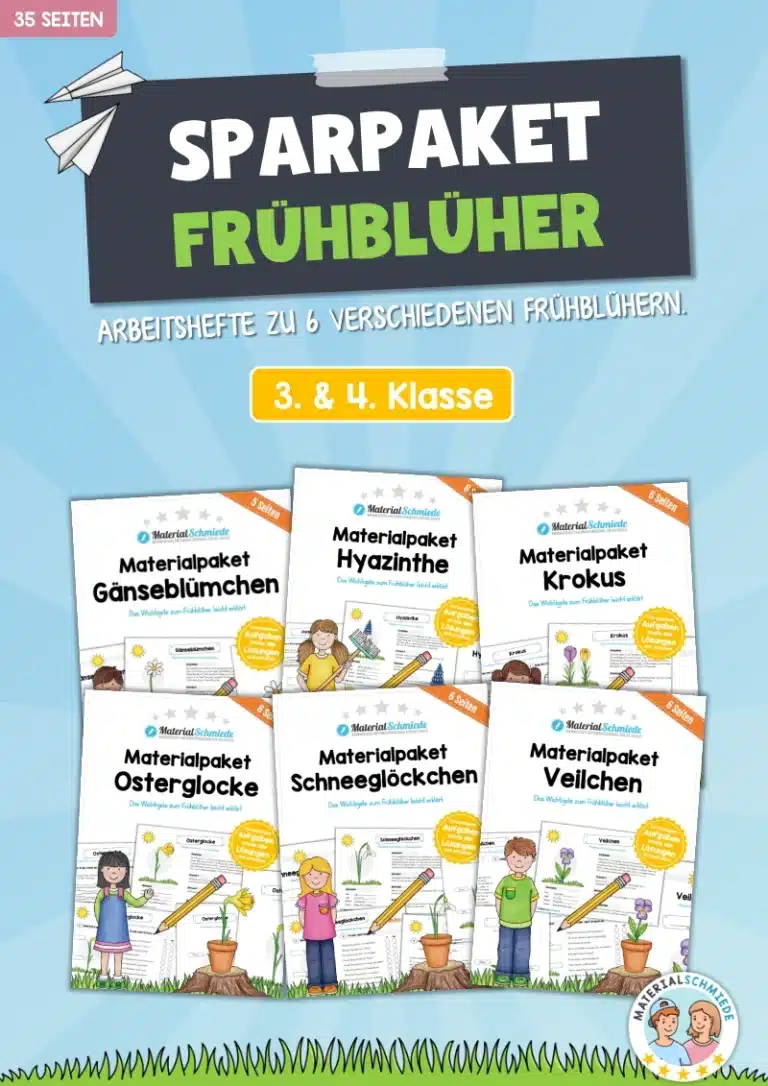 Mega-Bundle: Frühblüher (6 Materialpakete)