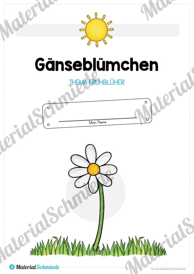 Materialpaket Gänseblümchen (Vorschau 01)