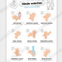 Arbeitsblatt: Hände waschen