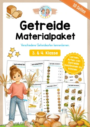 Materialpaket Getreide (10 Seiten) - 3. & 4. Klasse