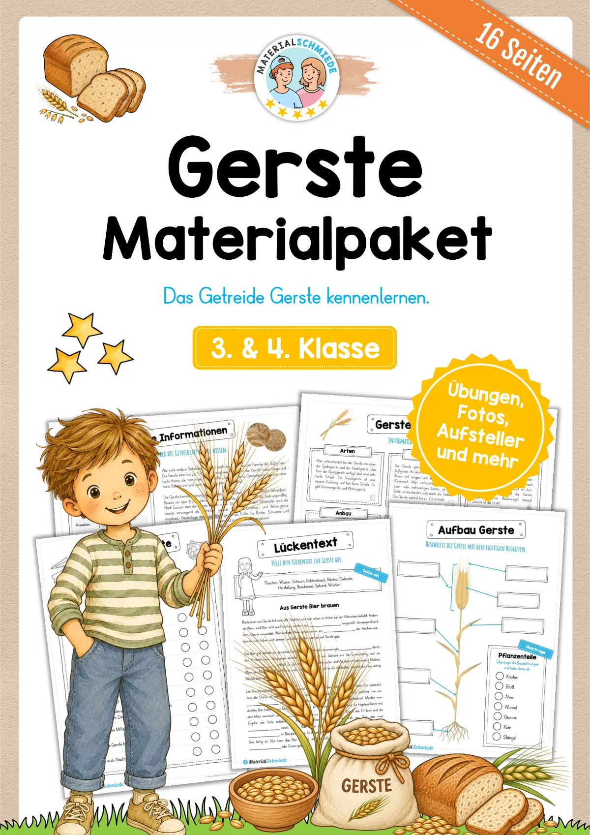 Materialpaket Gerste (16 Seiten)