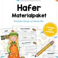 MaterialPaket: Getreide Hafer (16 Arbeitsblätter)