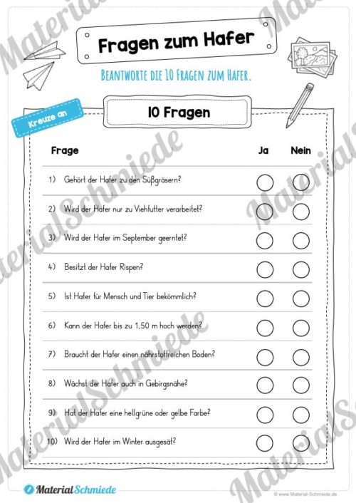 MaterialPaket: Getreide Hafer (Vorschau 06)